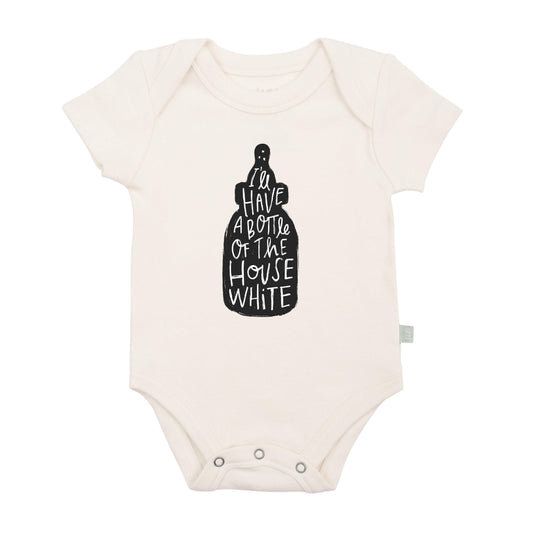 Baby graphic bodysuit | house white finn + emma
