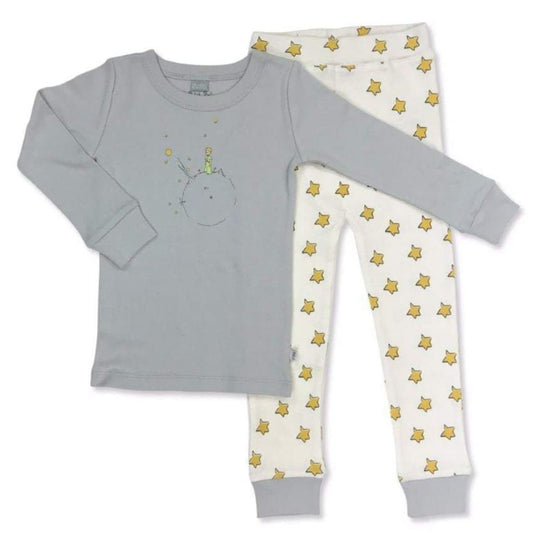 Baby pajamas | grey & yellow stars finn + emma