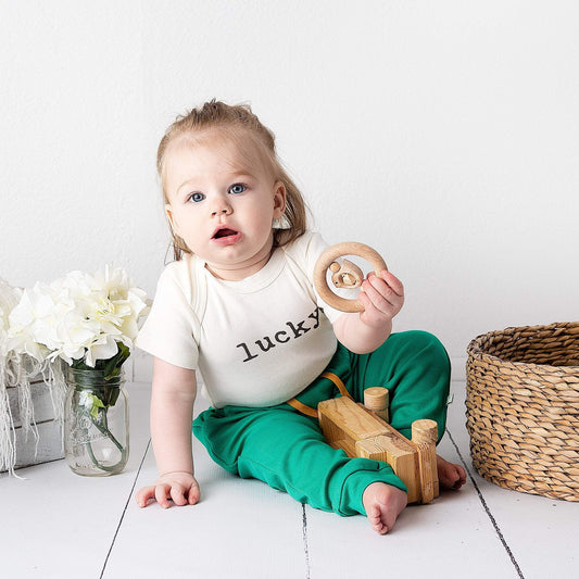 Baby graphic bodysuit | lucky finn + emma