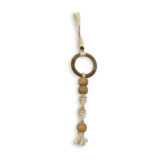 Baby all-in-one toy | macrame beaded twist finn + emma