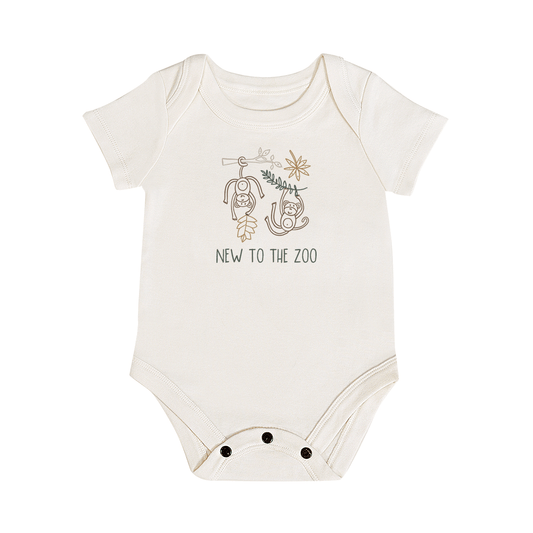 Baby graphic bodysuit | new to the zoo finn + emma