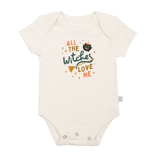 Baby graphic bodysuit | witches love me finn + emma