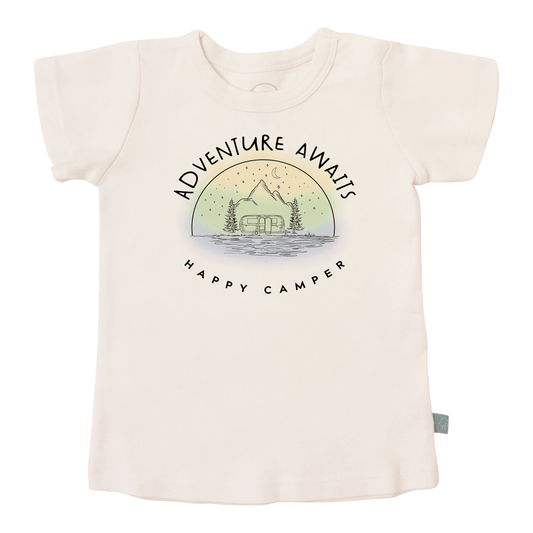 Baby graphic tee | happy camper finn + emma