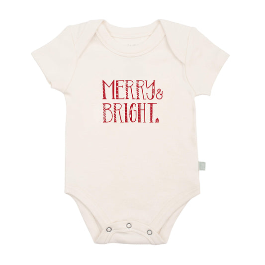 Baby graphic bodysuit | merry & bright finn + emma