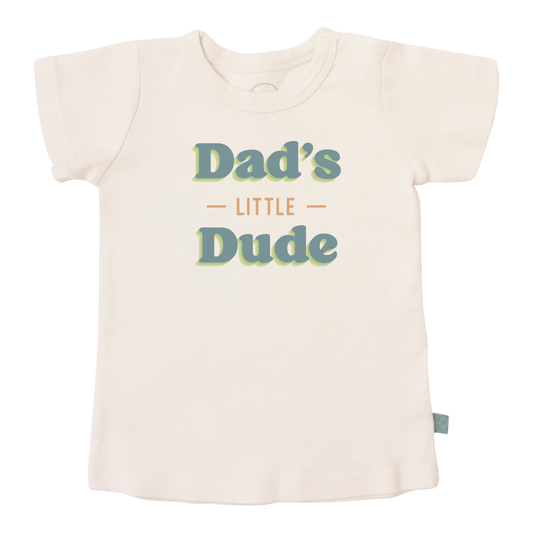Baby graphic tee | dads little dude finn + emma