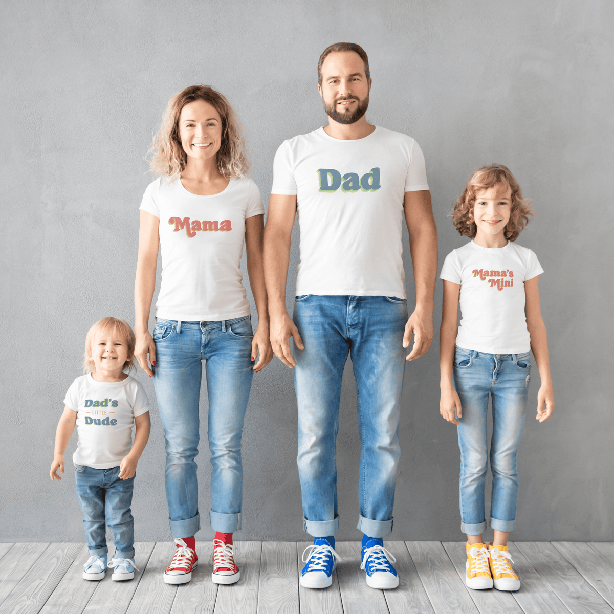 Baby adult graphic tee | dad finn + emma