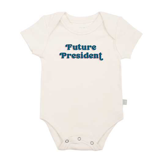 Baby graphic bodysuit | future president finn + emma