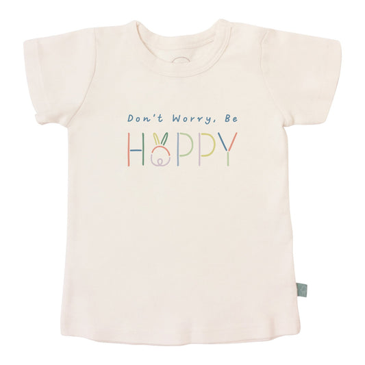 Baby graphic tee | don't worry be hoppy finn + emma