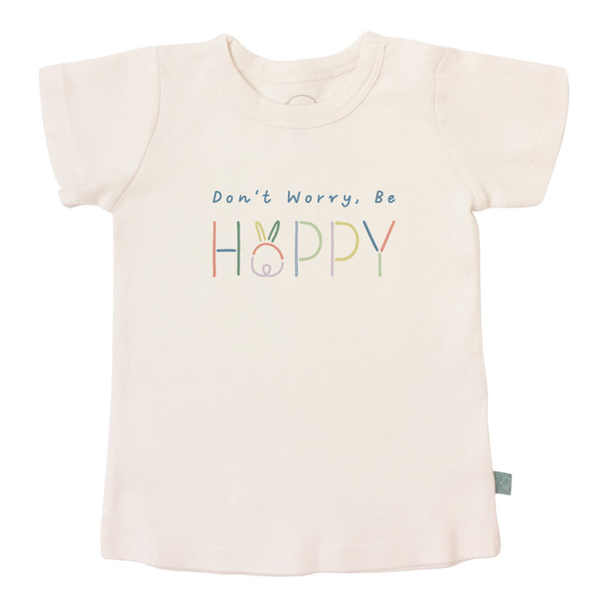 Baby graphic tee | don't worry be hoppy finn + emma