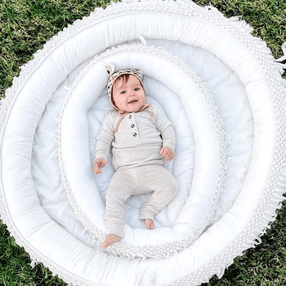 Baby Macrame Play Mat & Lounge Mat Bundle finn + emma