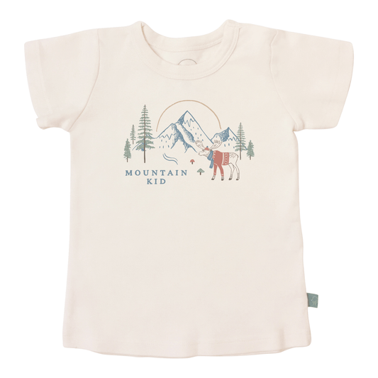 Baby graphic tee | mountain kid finn + emma