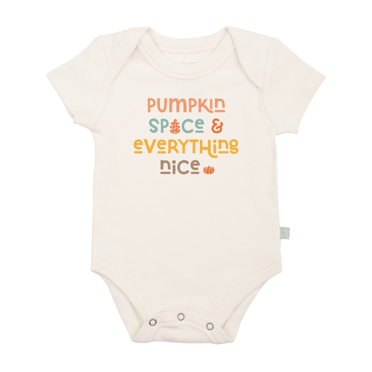 Baby graphic bodysuit | pumpkin spice nice finn + emma