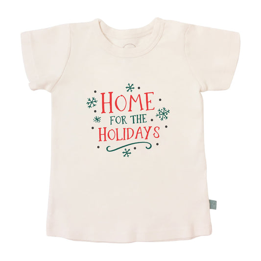 Baby graphic tee | home for the holidays finn + emma