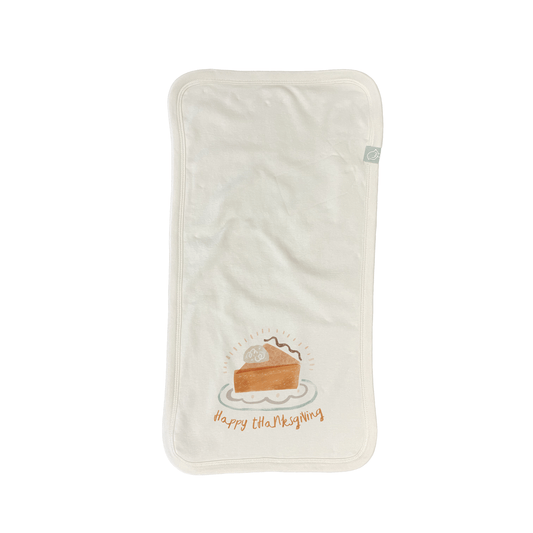 Baby burp cloth | thanksgiving pie finn + emma