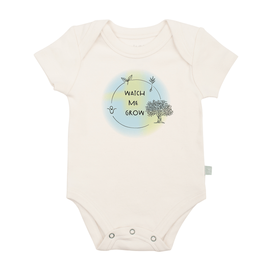 Baby graphic bodysuit | watch me grow finn + emma
